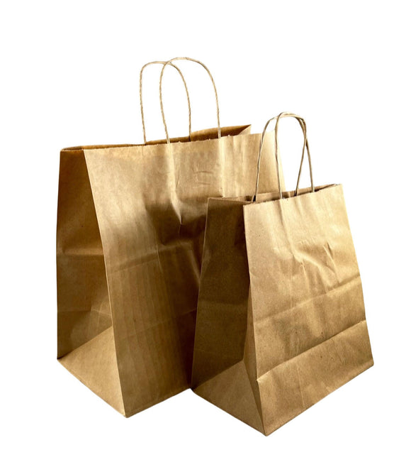 H/D Twist Handle Kraft Paper Bag