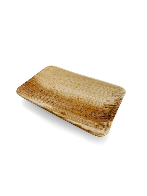 Palm Leaf Plate Rectangle 8x5inch