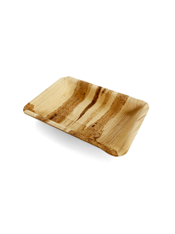 Palm Leaf Plate Rectangle 6.5x4inch