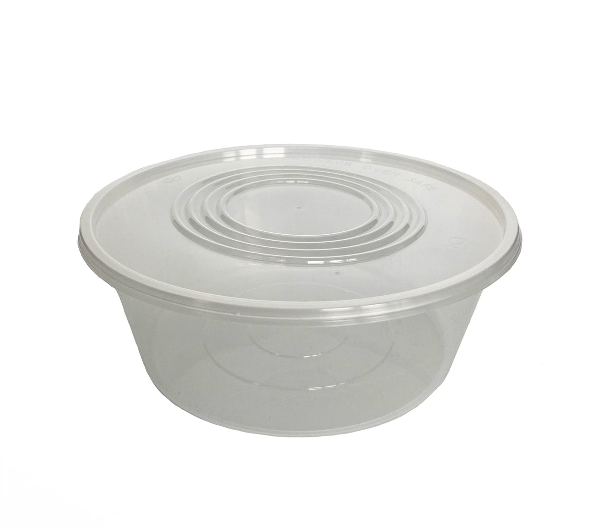 Extra Large Round Plastic Food Container With Lid – Pack-Mart